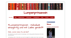 Desktop Screenshot of lumpenprinzessin.com