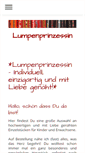 Mobile Screenshot of lumpenprinzessin.com